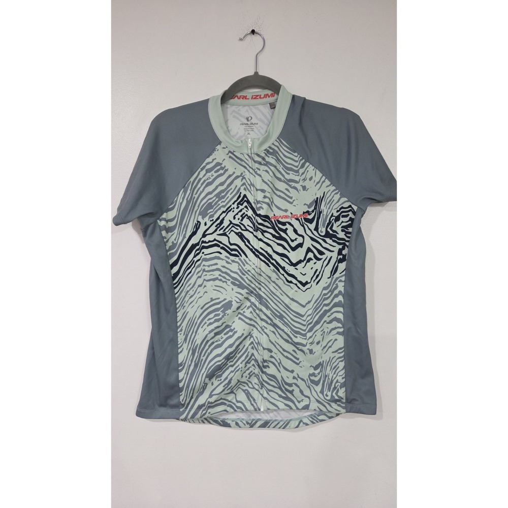 Pearl Izumi Women's Green Graphic Cycling Jersey XL